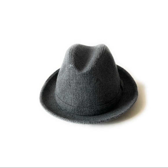 Fedora Grey Wool 19 head circumference ITALY - Picture 1 of 3